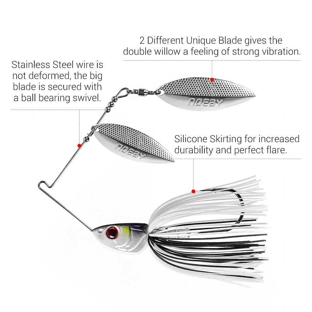 Noeby Spinnerbait 10.5g 14g 21 – обзор и цена Fishing Lure Swimbait