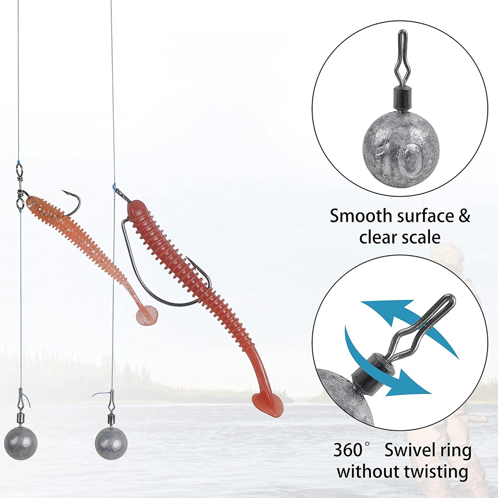 10Pcs Fishing Weight Lead 2.5G – обзор и цена Fishing Lure Popper