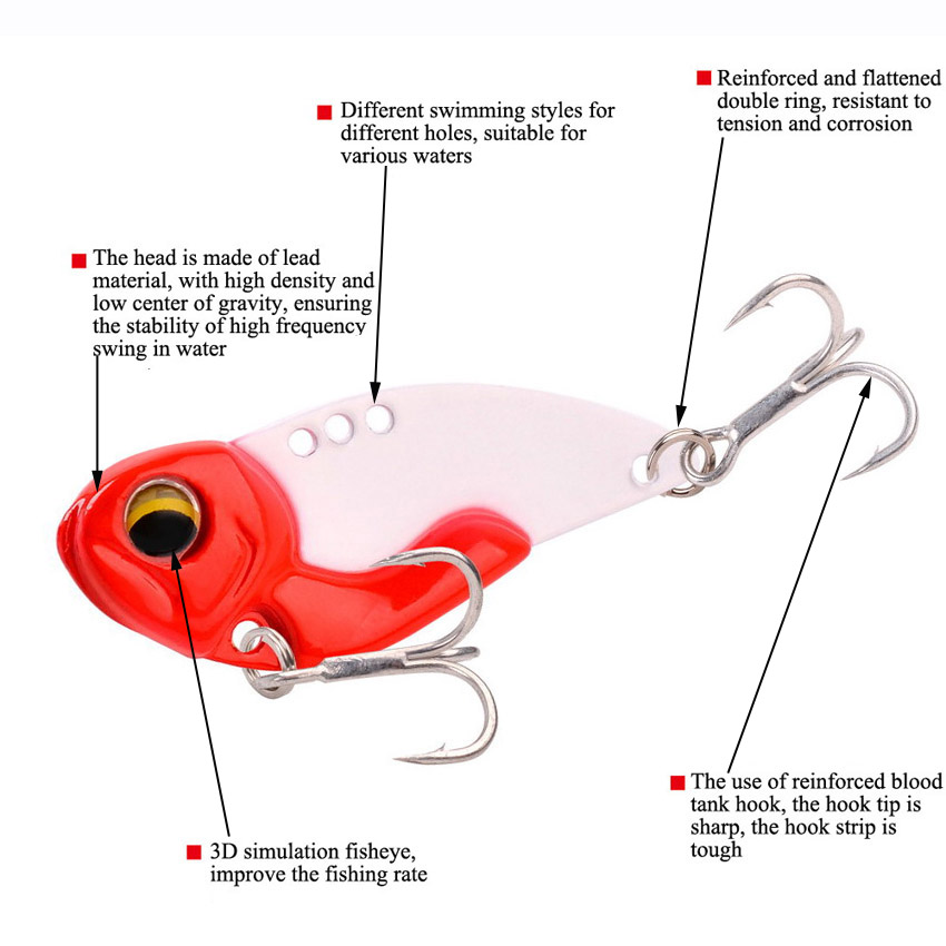 6pcs Metal VIB Fishing Lures 7 – обзор и цена Fishing Lure Blade Bait