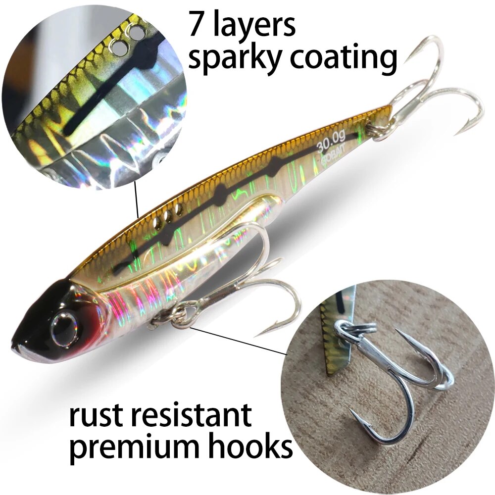 GOBAIT VIB Fishing Lure 20g 25 – обзор и цена Fishing Lure Blade Bait