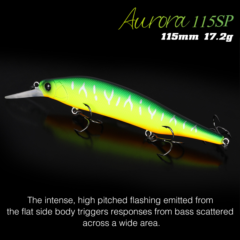 TSURINOYA 115mm 17.2g Suspendi – обзор и цена Fishing Lure Jerkbait