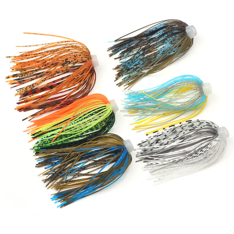 5 pcs/lot 88 Strands 64mm Sili – обзор и цена Fishing Lure Buzzbait