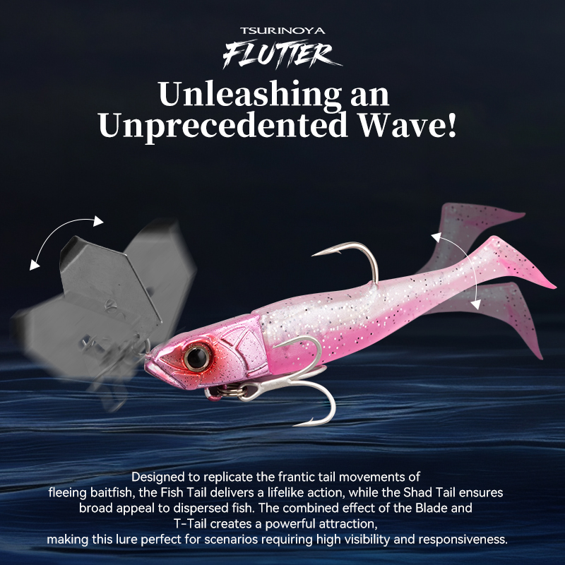 TSURINOYA FLUTTER 110mm 32g Lo – обзор и цена Fishing Lure Blade Bait