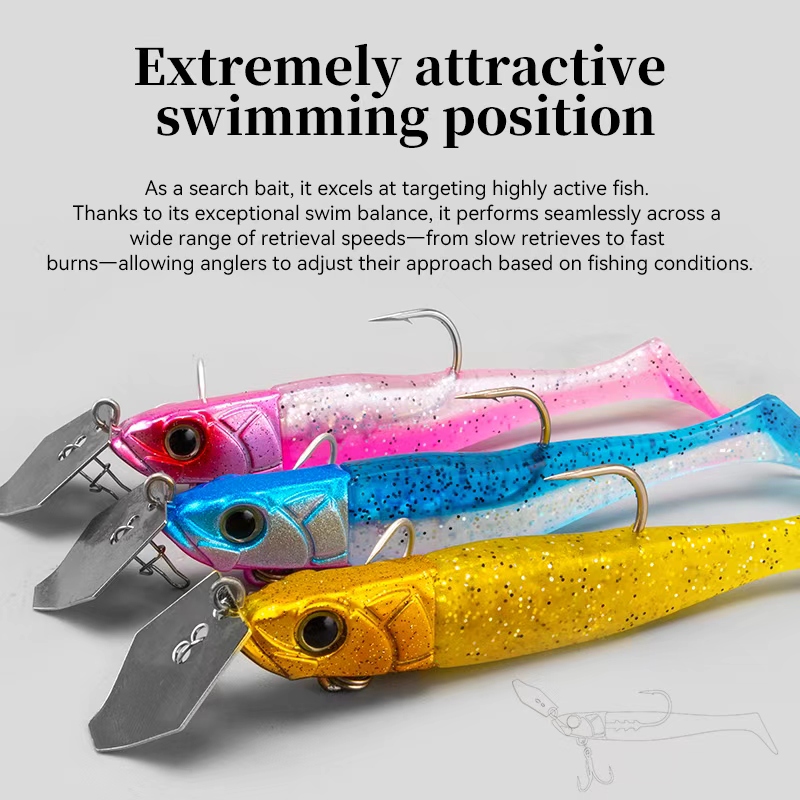 TSURINOYA FLUTTER 110mm 32g Lo – обзор и цена Fishing Lure Blade Bait