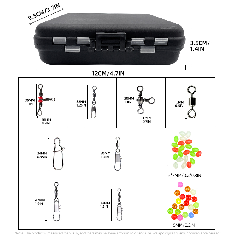 ShareShark 140Pcs fishing acce – обзор и цена Fishing Lure Kit