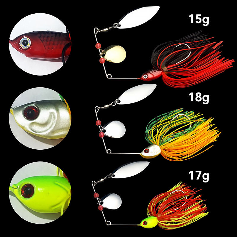 Bazooka 15g 18g Spinnerbait Fi – обзор и цена Fishing Lure Swimbait