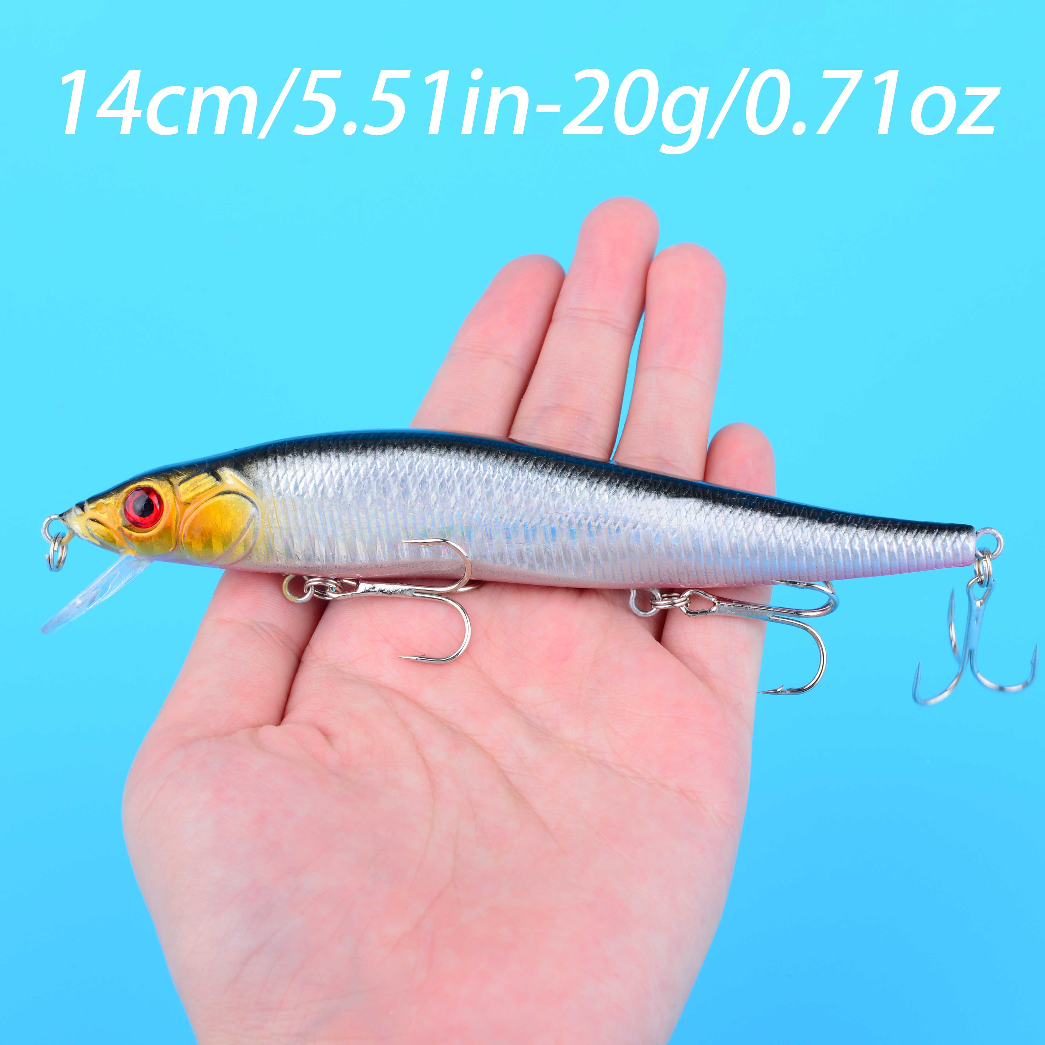 1pc Minnow Fishing Lure Floati – обзор и цена Fishing Lure Jerkbait