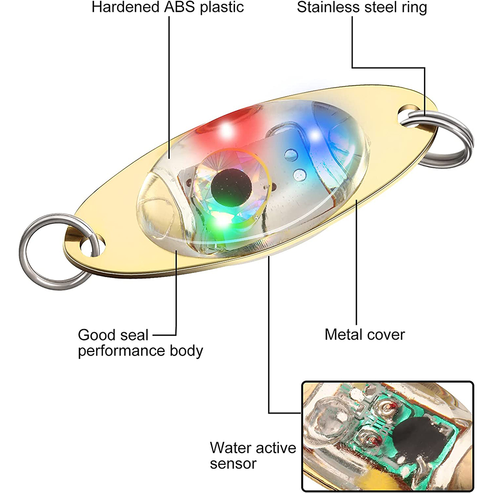 PRO BEROS LED Fishing Deep Dro – обзор и цена Fishing Lure Spoon