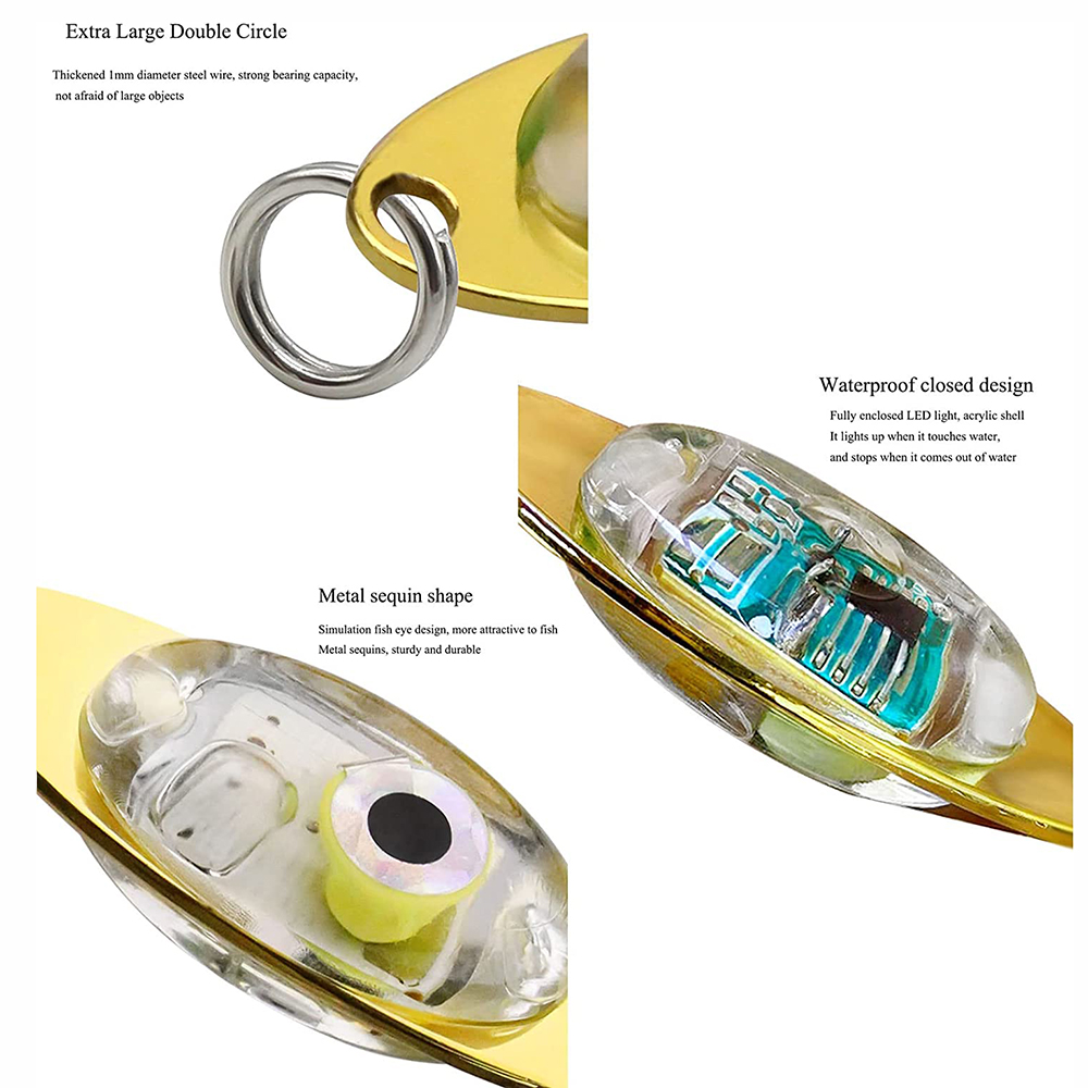 PRO BEROS LED Fishing Deep Dro – обзор и цена Fishing Lure Spoon