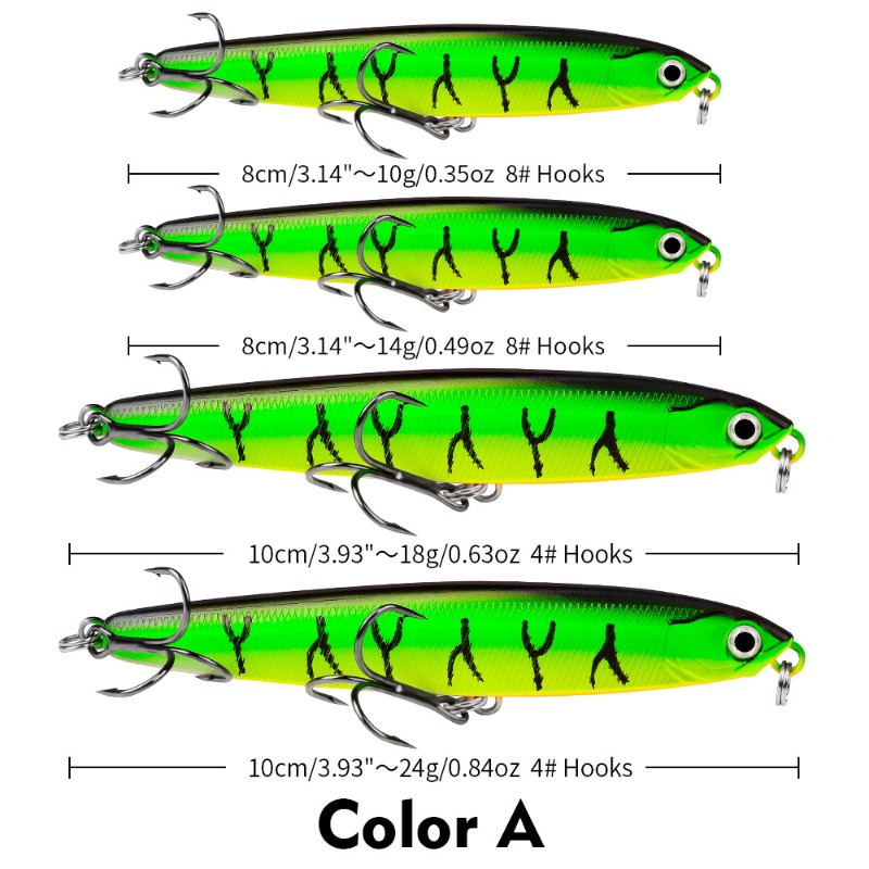 1Pcs Weights 10-24g  Pencil Lu – обзор и цена Fishing Lure Popper