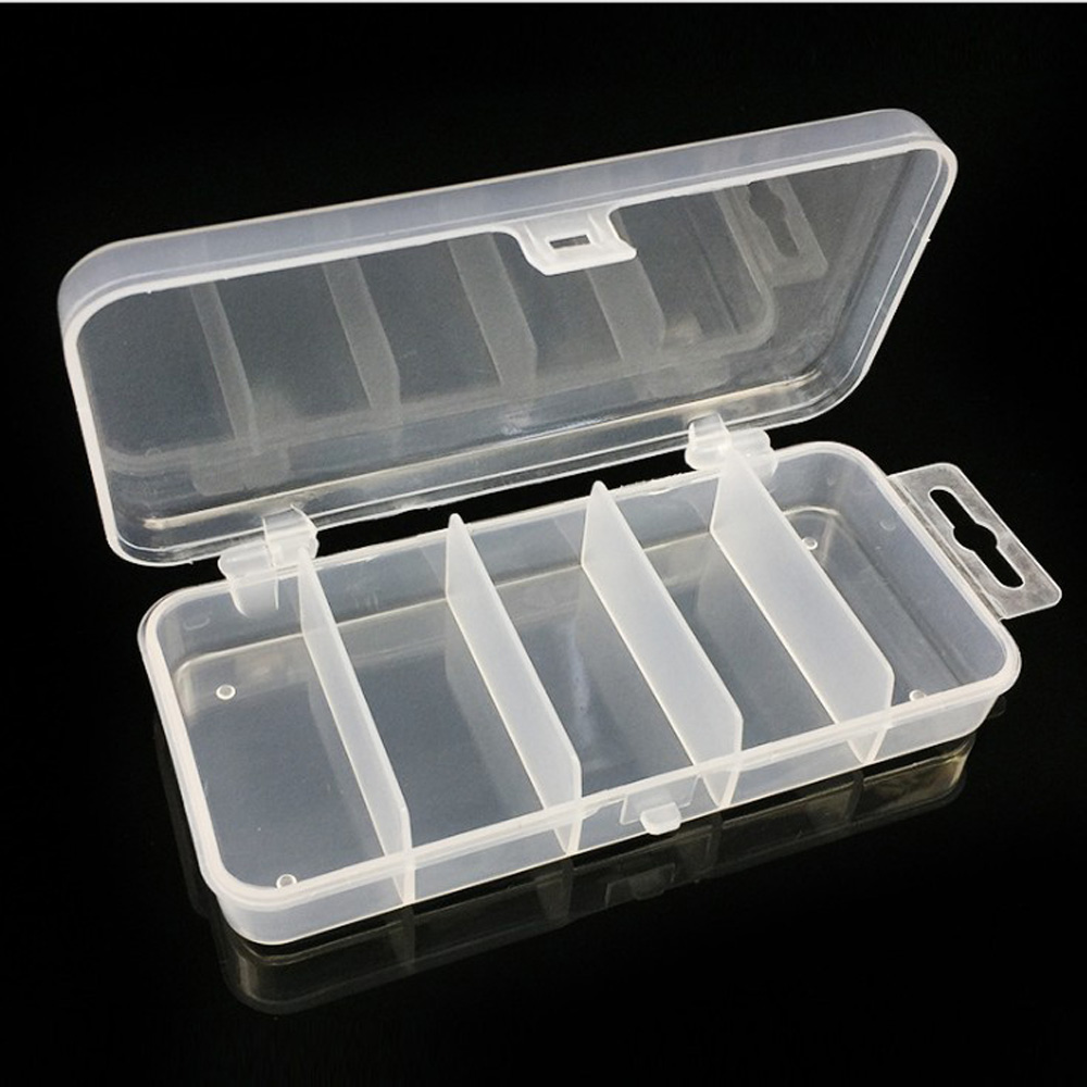1pcs Transparent Plastic Stora – обзор и цена Fishing Lure Spoon