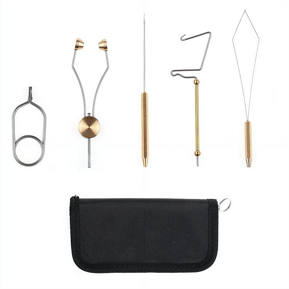 5 In 1 Fly Tying Tools Kit Fly – обзор и цена Fishing Lure Kit