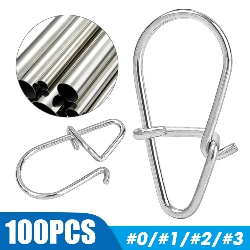 100/200PCS Stainless Steel Fis – обзор и цена Fishing Lure Accessories