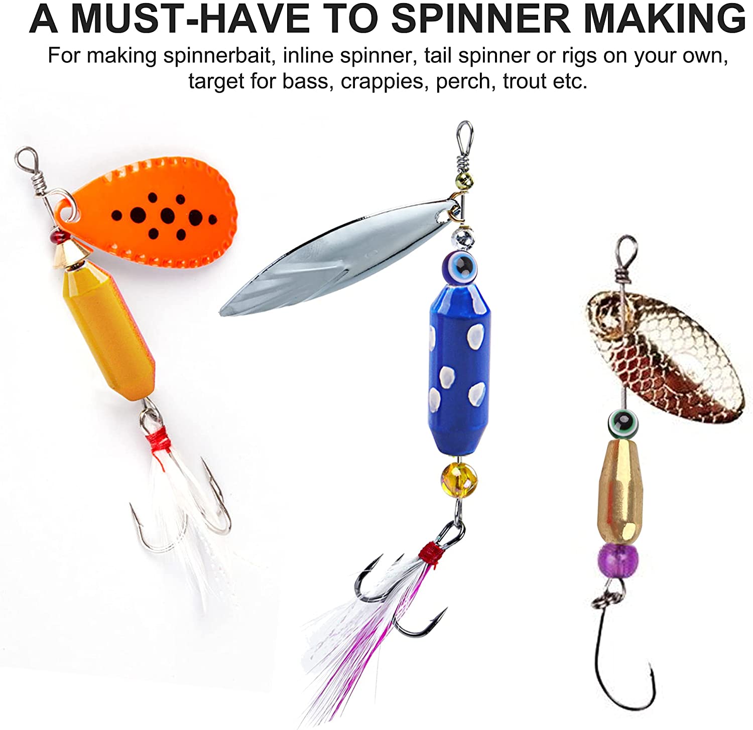 10pcs Fishing Brass Spinner Lu – обзор и цена Fishing Lure Spinnerbait