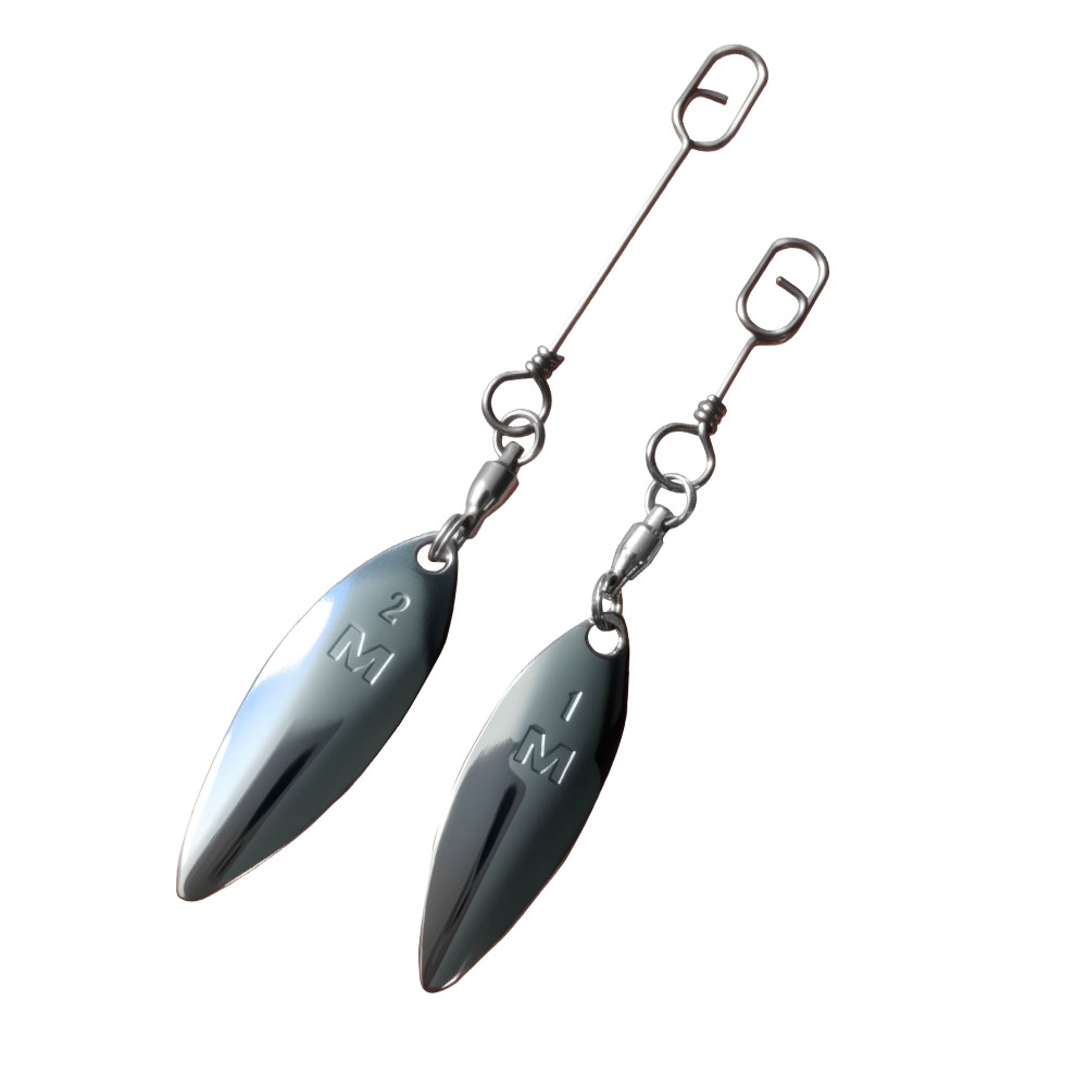 10pcs Willowleaf Blades Spinne – обзор и цена Fishing Lure Blade Bait