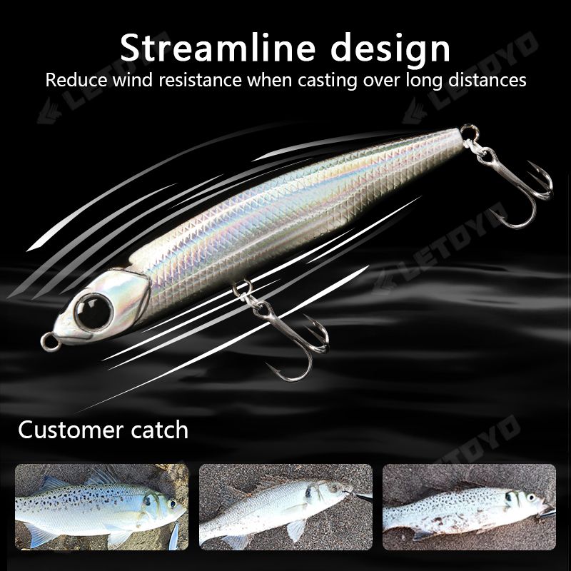 LETOYO Sinking Pencil 17g 12g- – обзор и цена Fishing Lure Swimbait
