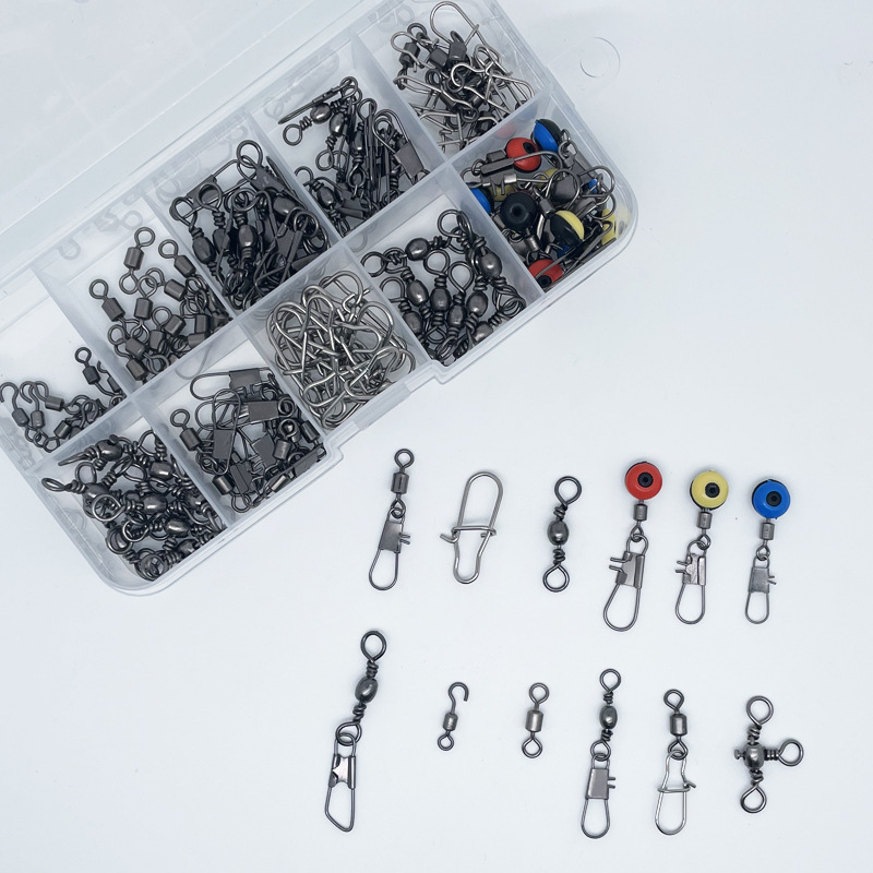115pcs Fishing Swivel Connecto – обзор и цена Fishing Lure Kit