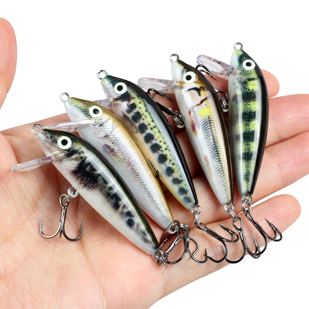 5cm 5g Sinking Minnow Wobblers – обзор и цена Fishing Lure Jerkbait