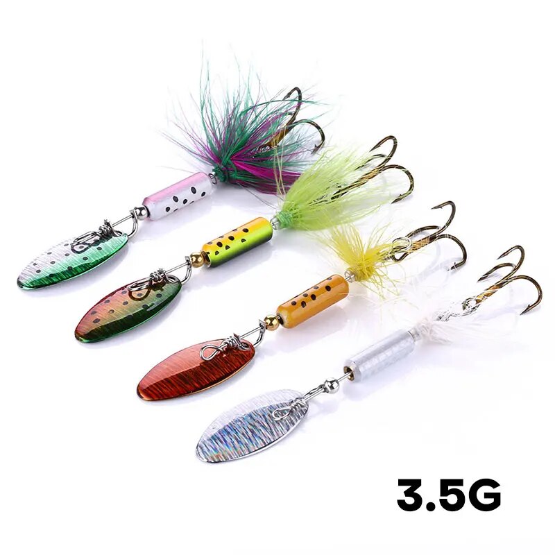 Metal VIB Lures 1PCS 3.5g Feat – обзор и цена Fishing Lure Spoon