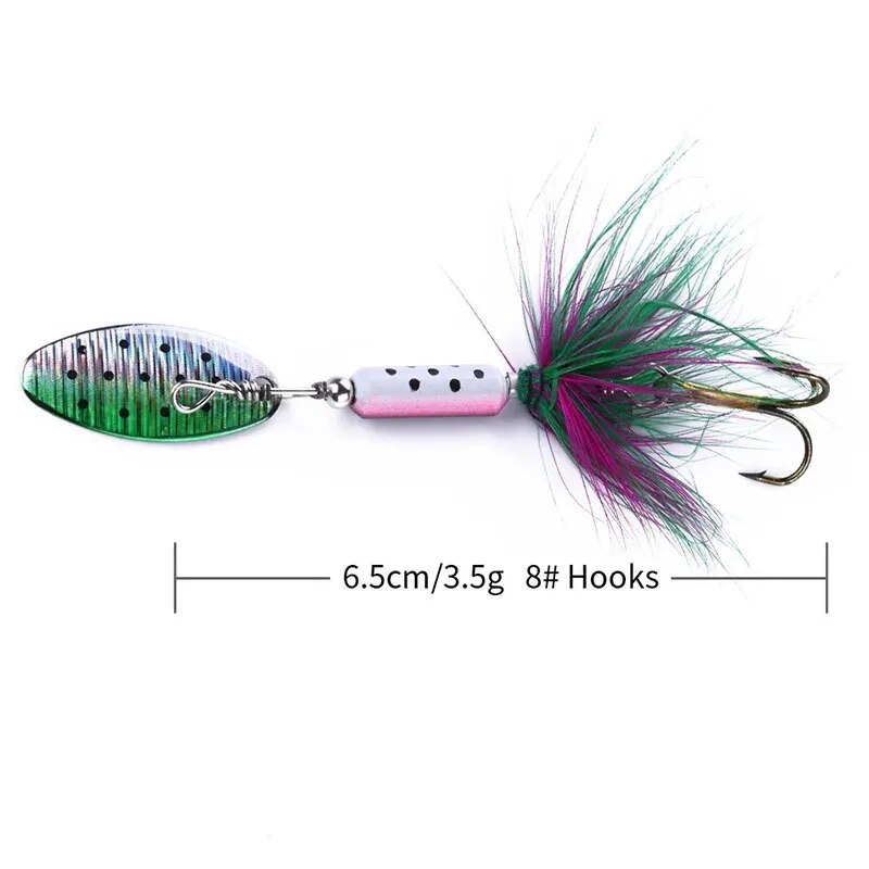 Metal VIB Lures 1PCS 3.5g Feat – обзор и цена Fishing Lure Spoon