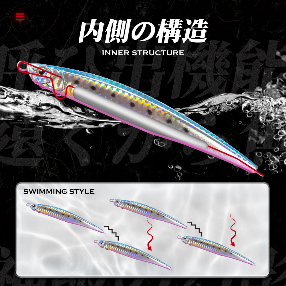 Hunthouse Jerk Press Bait Sink – обзор и цена Fishing Lure Jerkbait