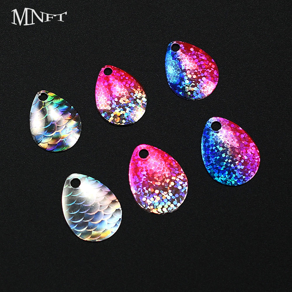 6Pcs Iridescent Fish Scale Spo – обзор и цена Fishing Lure Blade Bait