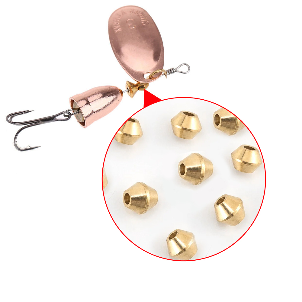 40pcs DIY Lure Brass Fishing B – обзор и цена Fishing Lure Spinnerbait