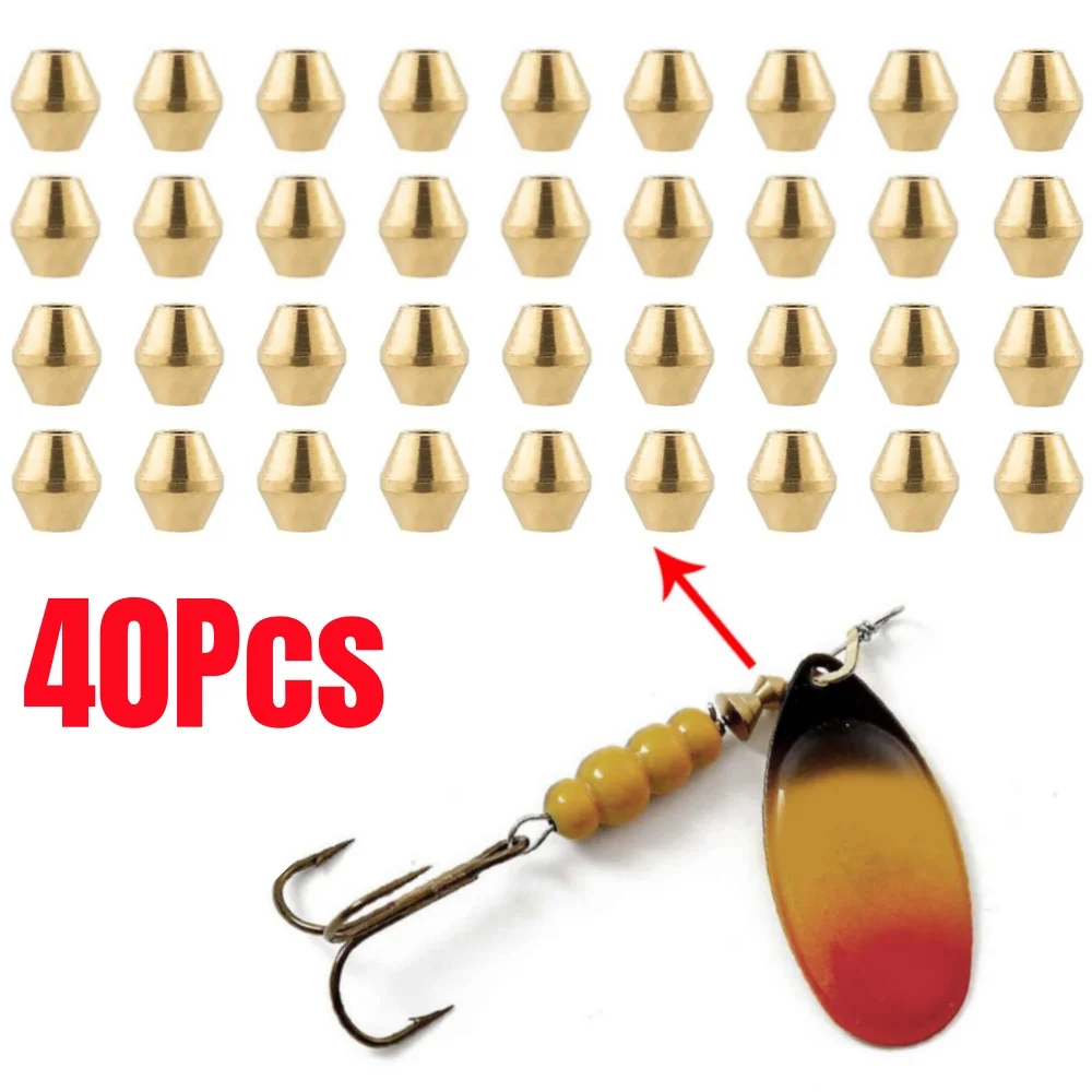 40pcs DIY Lure Brass Fishing B – обзор и цена Fishing Lure Spinnerbait