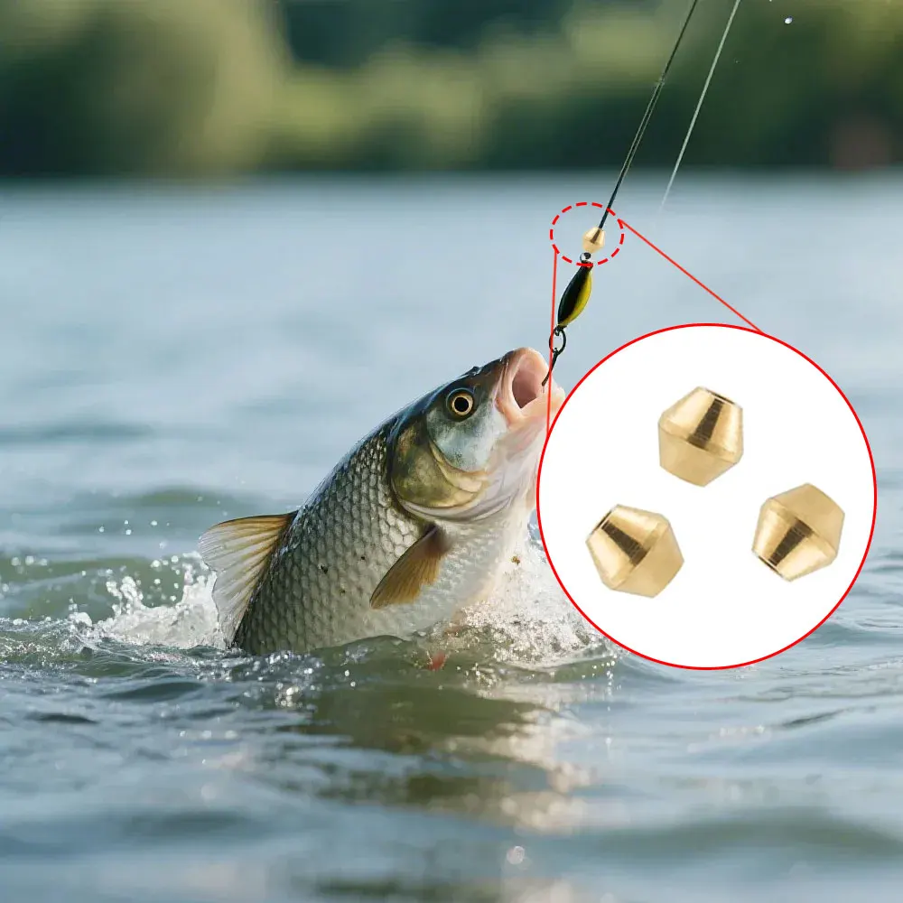 40pcs DIY Lure Brass Fishing B – обзор и цена Fishing Lure Spinnerbait