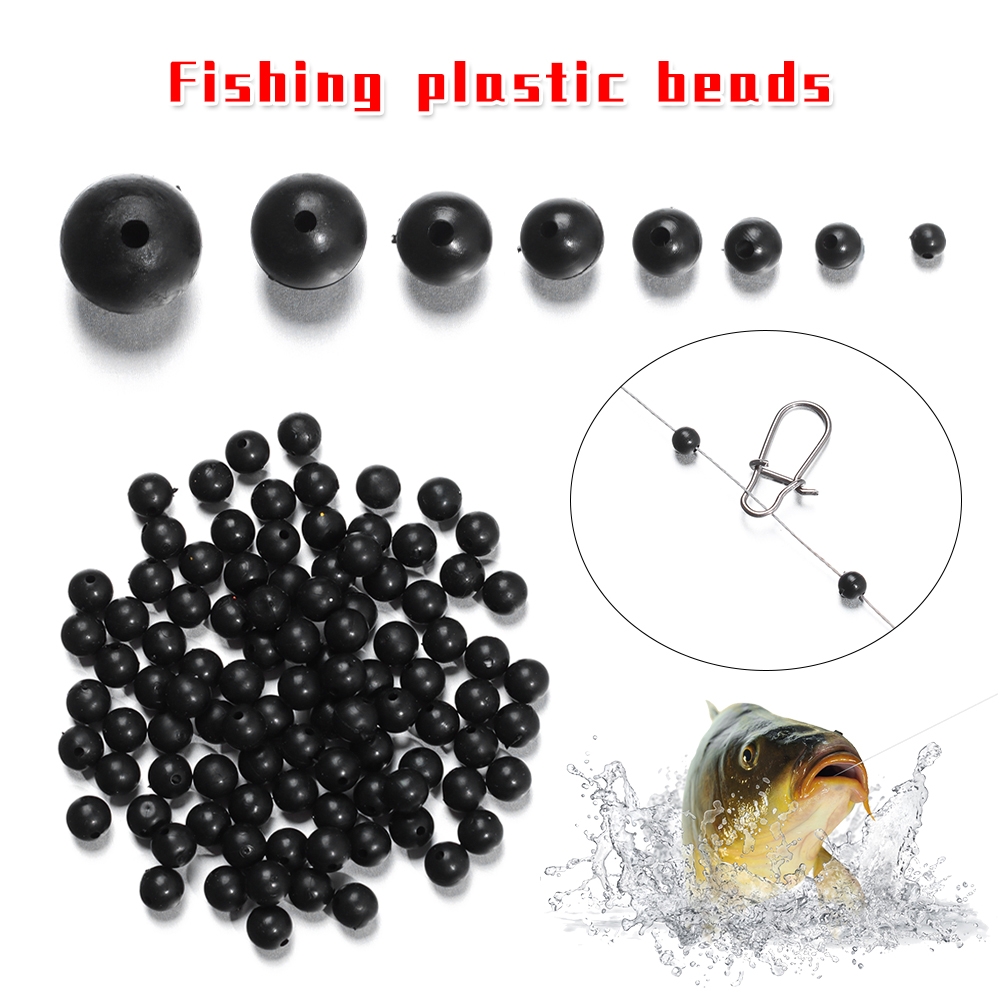 100pcs/lot Fishing Beads Space – обзор и цена Fishing Lure Soft Plastic