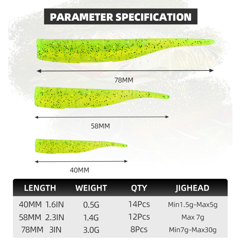 BLUX New Dart Worm Soft Bait 5 – обзор и цена Fishing Lure Soft Plastic