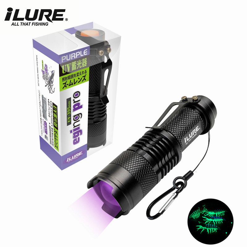 Mini UV Flashlight 395nm Ultra – обзор и цена Fishing Lure Kit
