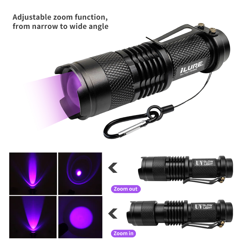 Mini UV Flashlight 395nm Ultra – обзор и цена Fishing Lure Kit