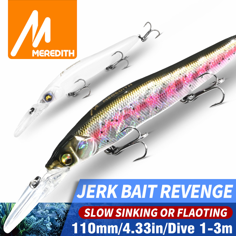 MEREDITH Minnow Wobbler Fishin – обзор и цена Fishing Lure Jerkbait