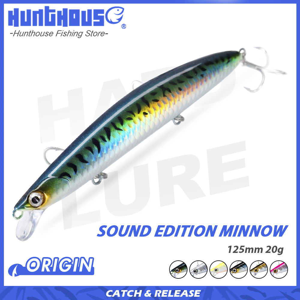 Hunthouse Sound Edition Minnow – обзор и цена Fishing Lure Topwater