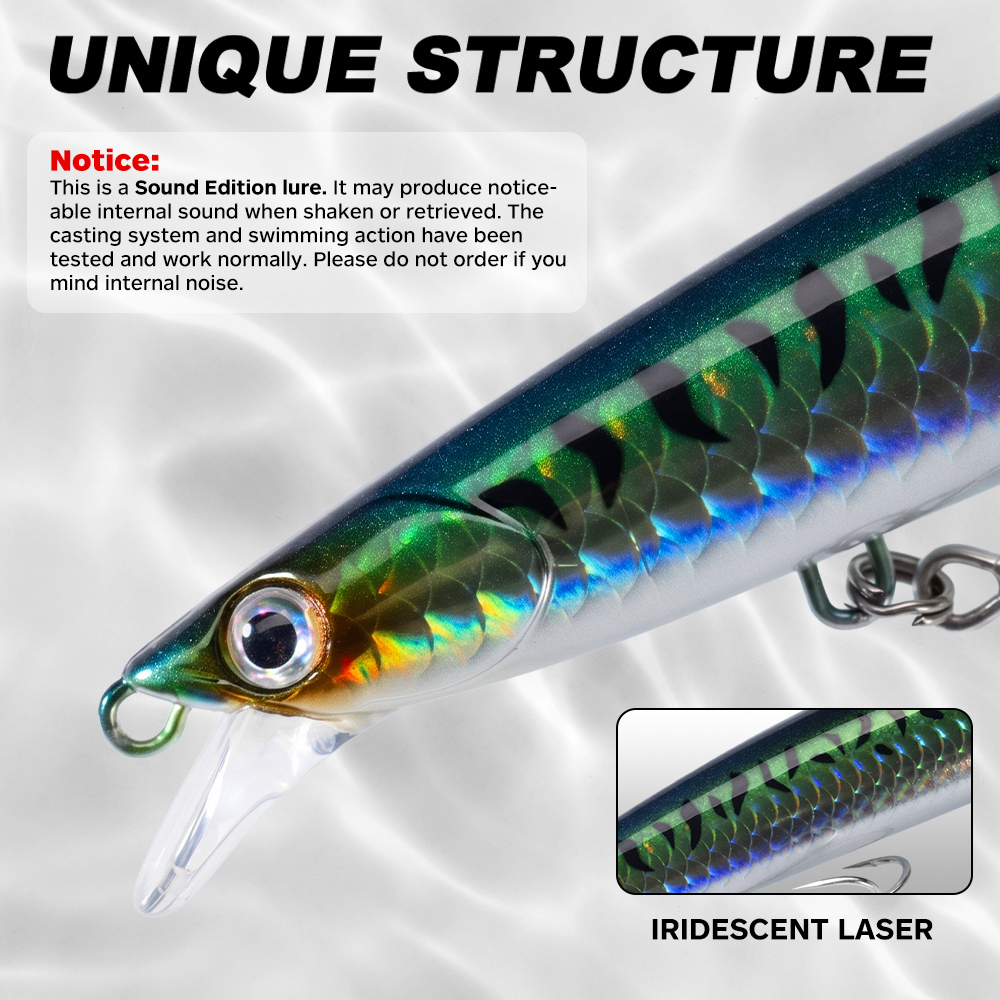 Hunthouse Sound Edition Minnow – обзор и цена Fishing Lure Topwater
