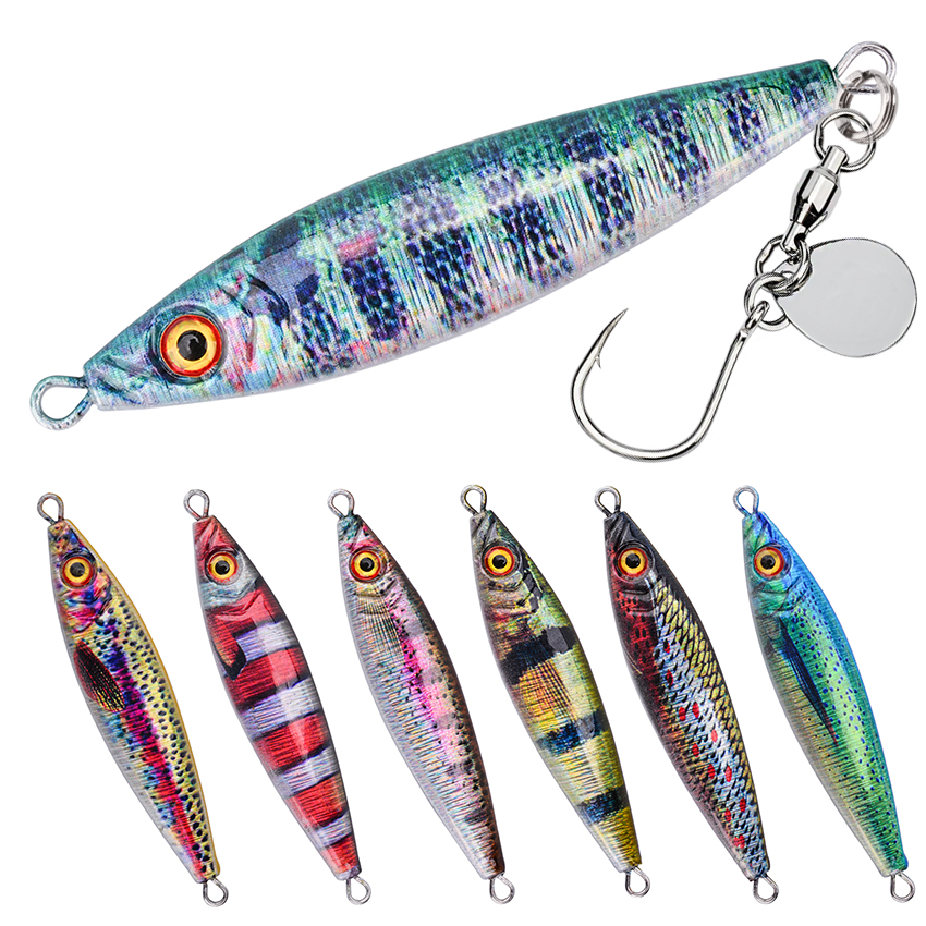 Metal Jig Lure With Spinning B – обзор и цена Fishing Lure Blade Bait