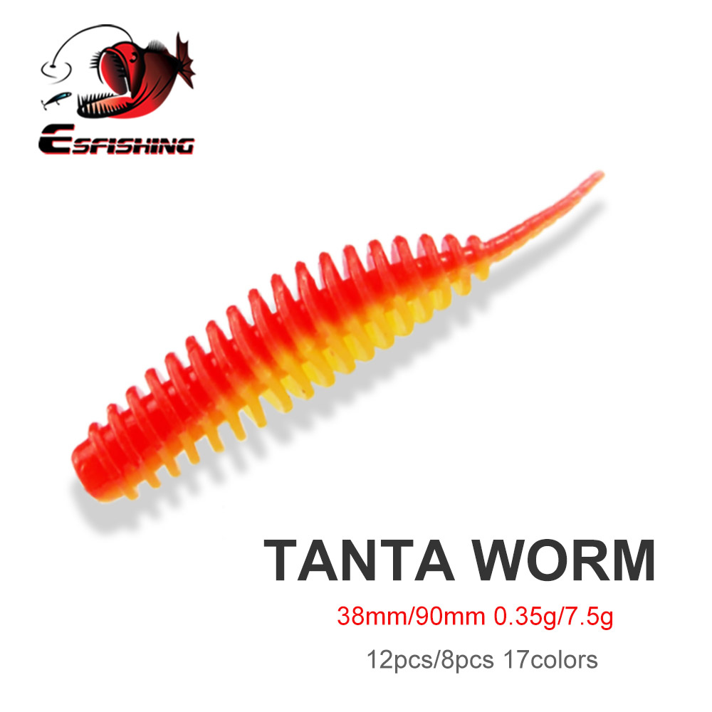 ESFISHING Fishing Tiny Worm Ba – обзор и цена Fishing Lure Soft Plastic