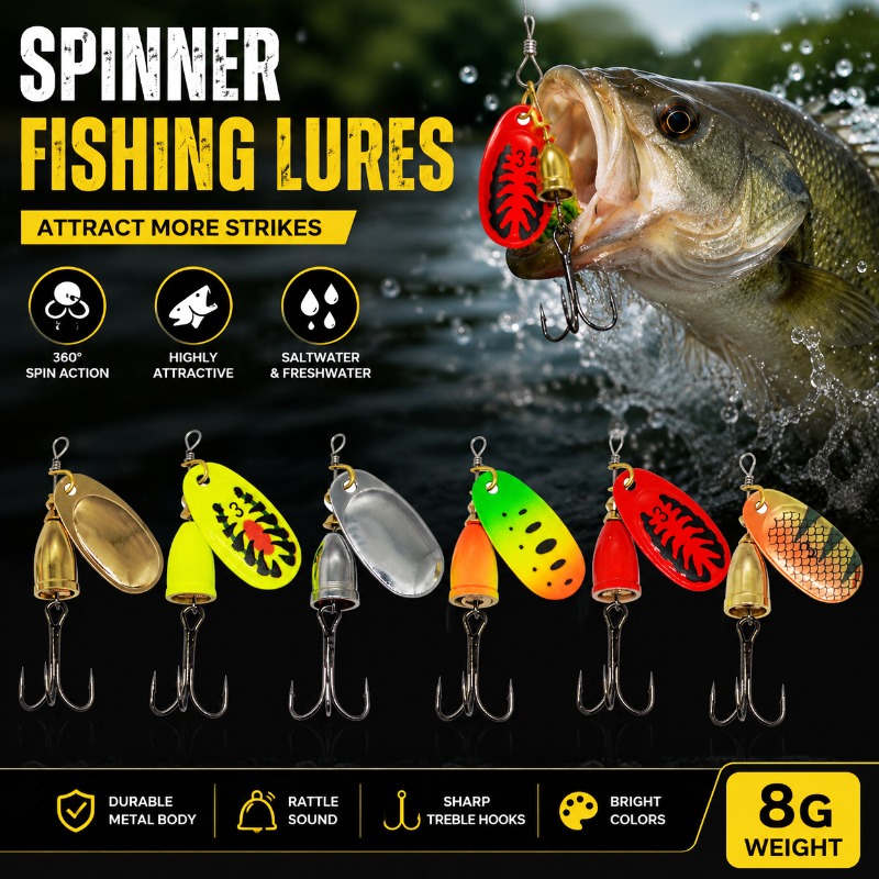Fishing Spinner Lure 8g Metal  – обзор и цена Fishing Lure Blade Bait