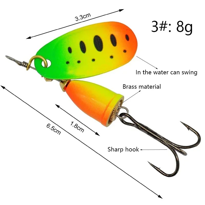 Fishing Spinner Lure 8g Metal  – обзор и цена Fishing Lure Blade Bait