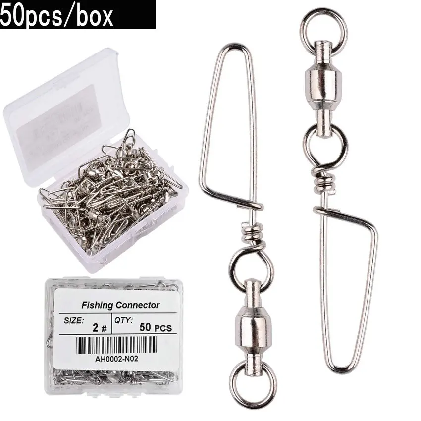 50pcs Fishing Ball Bearing Swi – обзор и цена Fishing Lure Box