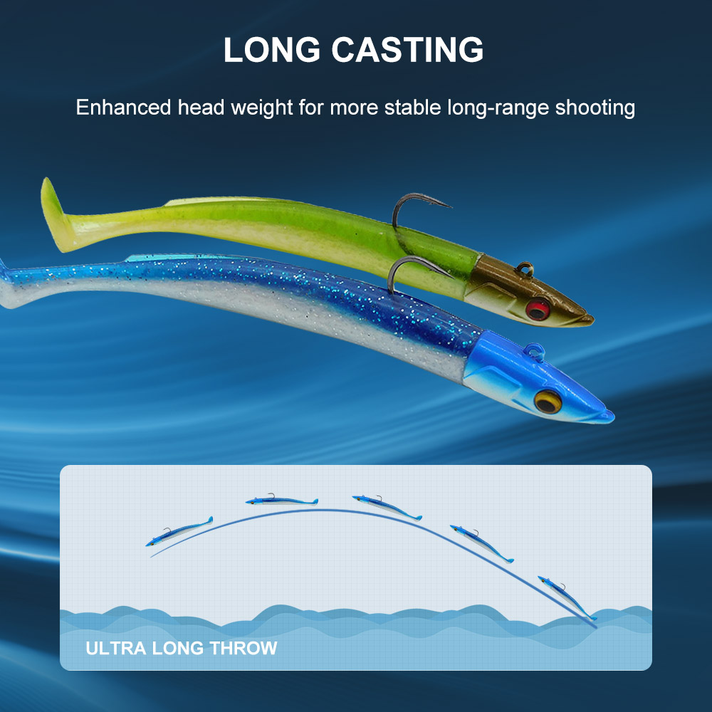 ESFISHING Soft Fishing Lures L – обзор и цена Fishing Lure Soft Plastic