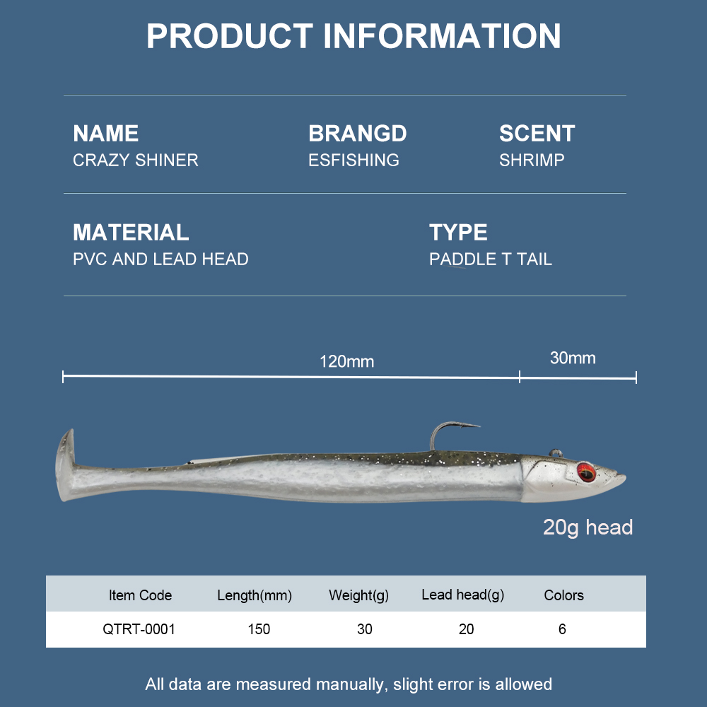 ESFISHING Soft Fishing Lures L – обзор и цена Fishing Lure Soft Plastic