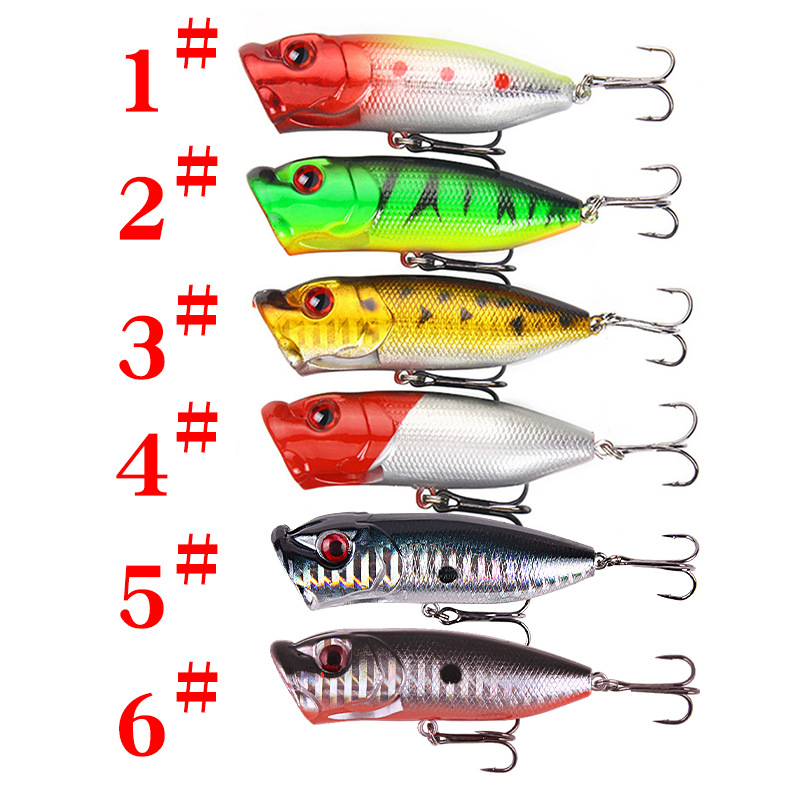 6pcs 6colors（opp bag）/5pcs 5co – обзор и цена Fishing Lure Popper