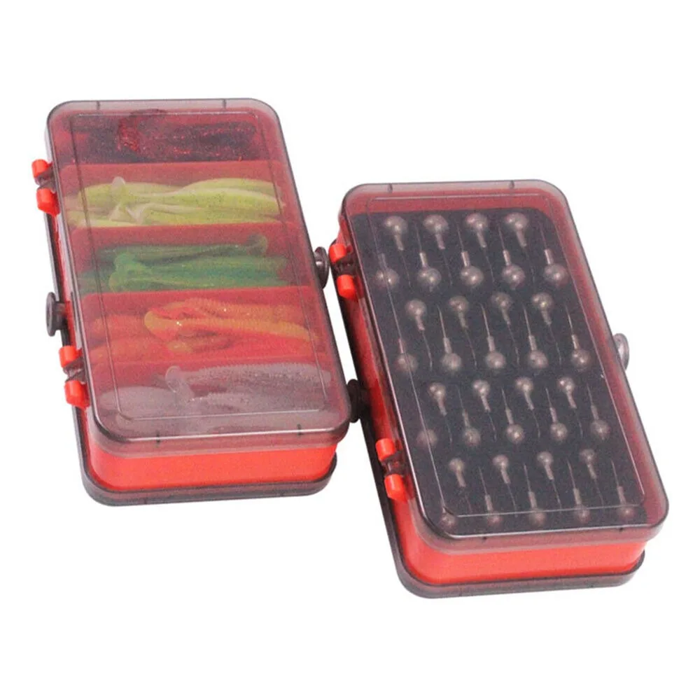 Portable Double Sided Split Ba – обзор и цена Fishing Lure Soft Plastic
