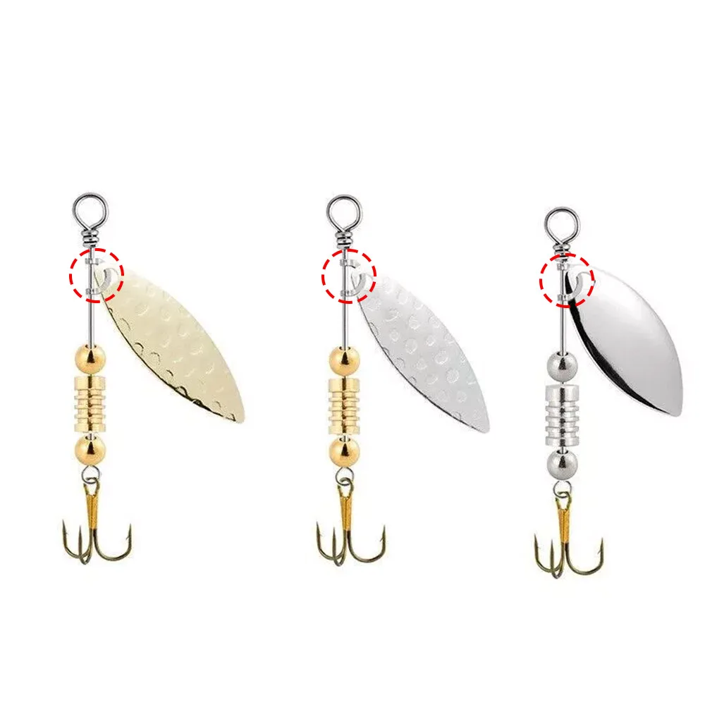 100pcs Fishing U Shaped Fixed  – обзор и цена Fishing Lure Spinnerbait